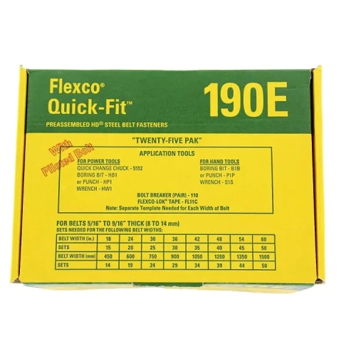Соединительные замки для конвейерных лент Flexco® 190Е